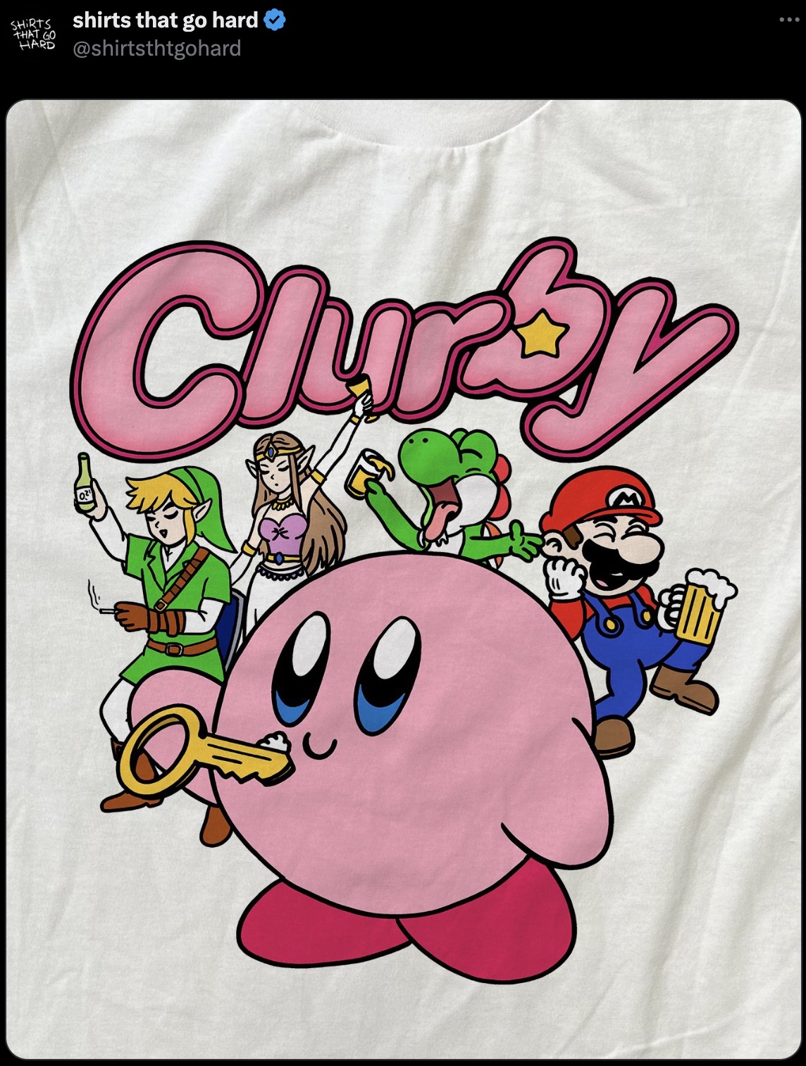 cartoon - shirts that go hard Clurgy